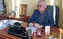 Б. Жамсуев провел прием граждан в Агинском