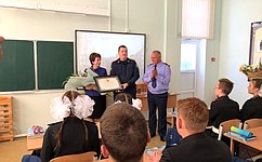 Е. Алтабаева встретилась с воспитанниками Севастопольского кадетского корпуса