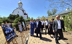 В. Голубев принял участие в торжественном мероприятии, посвященном празднованию 150-летия со дня основания станицы Ермаковской в Ростовской области