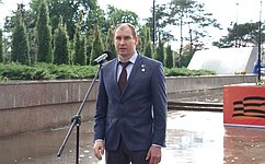 Д. Перминов принял участие в военно-патриотической акции в Омской области «А завтра была война»