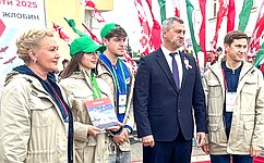 Участники проекта «Поезд Памяти» провели митинг-реквием у Памятника детям-жертвам войны