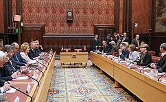 Совет Федерации и Палата лордов подписали Меморандум о взаимопонимании