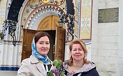 А. Жукова приняла участие в Соборном молебне о благополучии российских семей в рамках Всероссийской недели семьи «7Яфест»