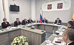 В. Голубев провел рабочую встречу с депутатами Донского парламента в рамках региональной недели