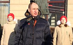 Д. Перминов принял участие в митинге, посвящённом 80-летию снятия блокады Ленинграда