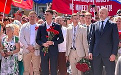 Р. Маслов: В Череповце открыт памятник основателям металлургического комбината