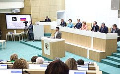 Председатель Сената Пакистана М. С. Санджрани выступил на заседании верхней палаты российского парламента
