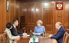 Председатель Совета Федерации обсудила с руководством Хабаровского края социально-экономическое развитие региона