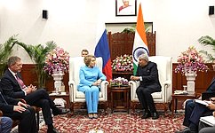 Valentina Matvienko holds talks with Vice President of India, Chairman of the Council of States Jagdeep Dhankhar