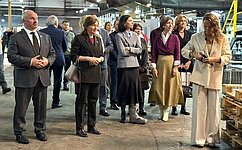 Л. Круглова приняла участие в запуске современной производственной линии в Мурманске