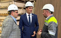 Р. Маслов посетил новую производственную площадку в Вологодской области