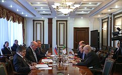 Г. Карасин провел встречу с Чрезвычайным и Полномочным Послом Алжира С. Бенамарой