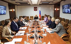 Сенаторы и представители законодательных органов власти субъектов РФ обсудили механизмы эффективного взаимодействия