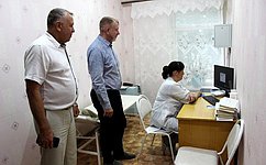 С. Горняков посетил фельдшерско-акушерские и фельдшерские пункты в Волгоградской области