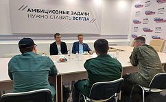 В. Назаренко встретился в Северной Осетии с демобилизованными участниками СВО