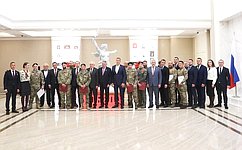 В Совете Федерации чествовали военнослужащих добровольческого корпуса – бойцов разведывательно-штурмовой бригады «Ветераны»