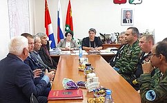 Л. Талабаева встретилась с ветераном Великой Отечественной войны