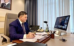 С. Перминов присоединился к региональному аппаратному ВКС-совещанию