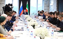 Делегация Совета Федерации во главе с А. Яцкиным посетила Чеченскую Республику