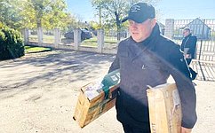 И. Кастюкевич привез обогреватели и увлажнители воздуха в Новокиевский детский дом и Гериатрический пансионат Чаплынки