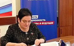 Л. Мельник провела первый прием граждан в Севастополе