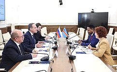 А. Башкин провел встречу с Чрезвычайным и Полномочным Послом Демократической Республики Конго в РФ И. Вангу Нгимби