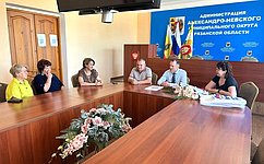 И. Мурог провел прием граждан и проинспектировал строящийся детский сад в Александро-Невском округе Рязанской области