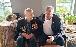 С. Михайлов поздравил ветеранов с Днем окончания Второй мировой войны