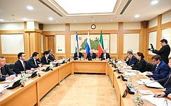 Senators participate in the tenth meeting of the Commission on Cooperation between the Federation Council of the Federal Assembly of Russia and the Senate of the Oliy Majlis of the Republic of Uzbekistan