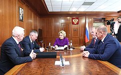 В. Матвиенко отметила успехи Волгоградской области в социально-экономическом развитии