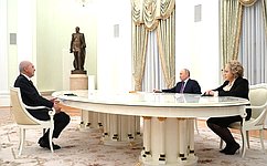 Valentina Matvienko takes part in the meeting between the President of Russia and the President of the Grand National Assembly of Türkiye