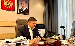 С. Перминов подключился к совещанию с ОИВ и ОМСУ Ленинградской области