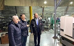 К. Косачев и С. Мартынов в Йошкар-Оле ознакомились с работой предприятия порошковой металлургии