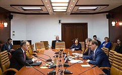 К. Косачев провел встречу с Послом Черногории в России Р. Башичем