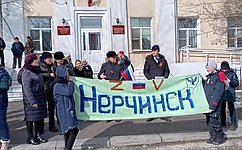 С. Михайлов: В Забайкалье прошел автопробег в поддержку российских военнослужащих, участвующих в спецоперации на Украине