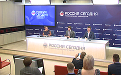 В пресс-центре МИА «Россия сегодня» сенатор Артём Шейкин провел пресс-конференцию на тему «Стратегия развития беспилотных авиационных систем»