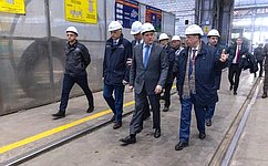 Н. Журавлёв посетил промышленные объекты Екатеринбурга