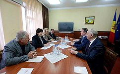 И. Морозов: Комитеты по международным делам Совета Федерации и Парламента Молдовы договорились активизировать взаимодействие
