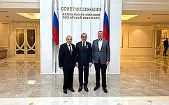 Н. Федоров провел рабочую встречу с постпредами Крыма и Карелии при Президенте Российской Федерации