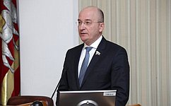 О. Цепкин выступил на заседании Законодательного Собрания Челябинской области с отчетом о работе в 2016 году