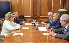 Председатель Совета Федерации встретилась с президентом Республики Татарстан