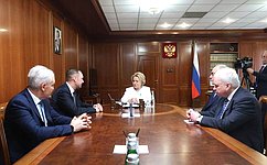 В. Матвиенко и Р. Бусаргин обсудили перспективы социально-экономического развития Саратовской области