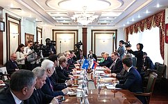 К. Косачев провел встречу с группой международных наблюдателями от Межпарламентской Ассамблеи СНГ