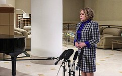 Valentina Matvienko: We have great potential for promoting cooperation with Algeria and we are planning to use it