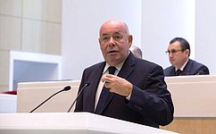 М. Швыдкой выступил в рамках «времени эксперта» на заседании Совета Федерации