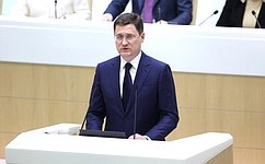 А. Новак приглашен на «правительственный час» следующего заседания Совета Федерации
