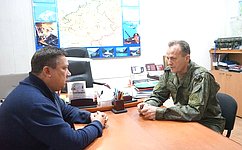 В. Полетаев провел встречу с военным комиссаром Республики Алтай и региональным прокурором