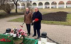 С. Митин принял участие в мероприятиях, посвященных 76-й годовщине освобождения Великого Новгорода от немецко-фашистских захватчиков