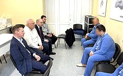 В. Назаренко поздравил бойцов СВО в госпитале им. Н. Бурденко с Днем защитника Отечества