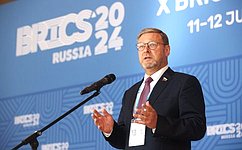 Konstantin Kosachev: We are launching the BRICS parliamentary dimension in full measure